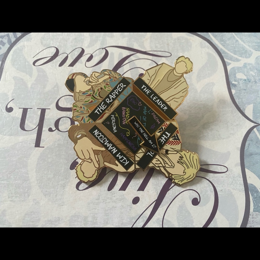 BTS NAMJOON PERSONA SPINNING PIN KPOP ENAMEL PIN